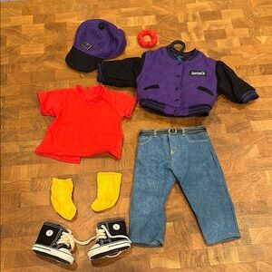 American Girl doll varsity outfit